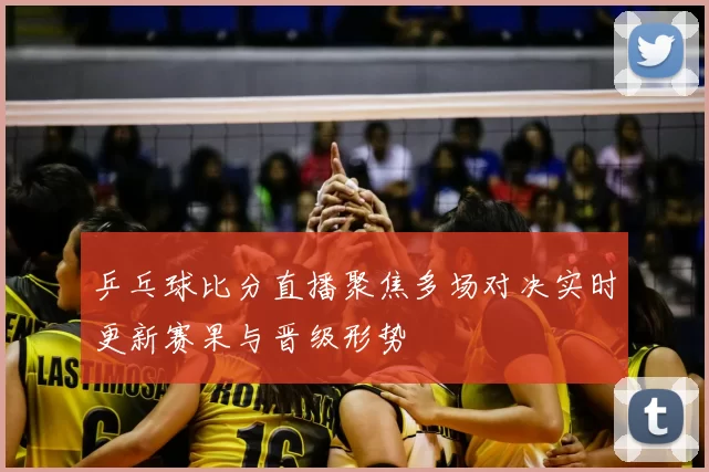 乒乓球比分直播聚焦多场对决实时更新赛果与晋级形势