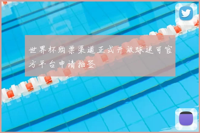 世界杯购票渠道正式开放球迷可官方平台申请抽签